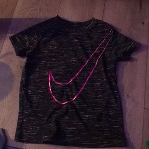 Black And Pink Nike Tee